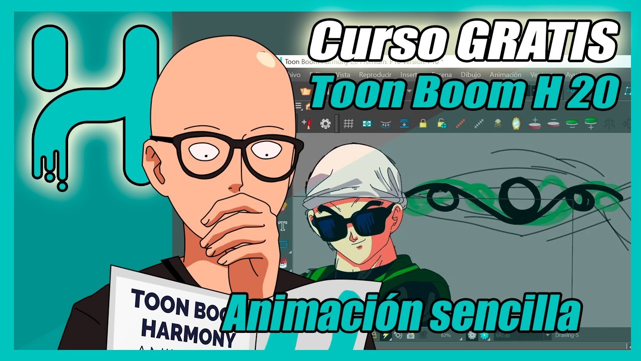 ✅ Fotograma clave, intercalados y animación básica - 08 - Toon Boom Harmony 20 Tutorial Español