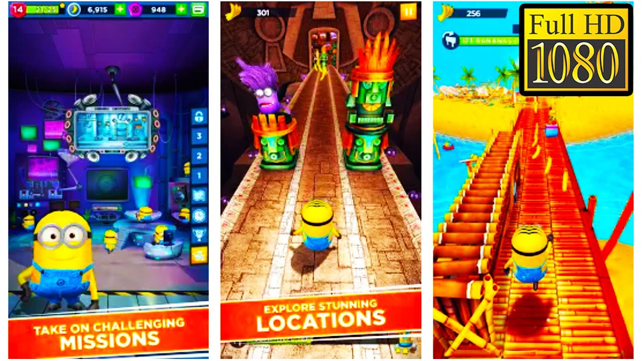 Minion Rush: Despicable Me Official Game Play Walkthrough | Wisdom Gamers