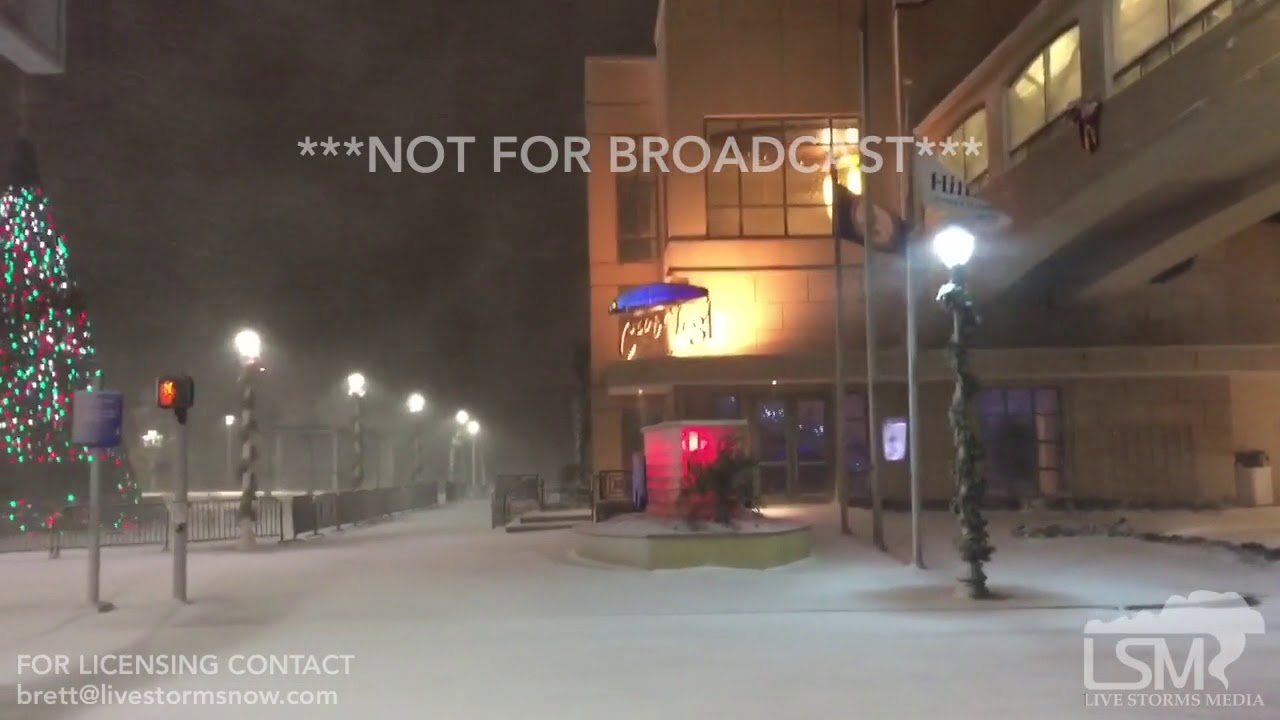 01-04-2018 Virginia Beach, VA - Blizzard conditions along the Oceanfront