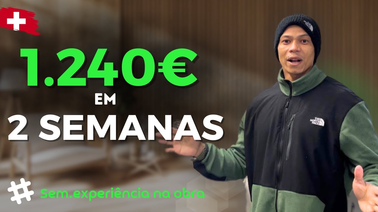 COMO TRABALHAR NA SUIÇA, NA OBRA SEM EXPERIÊNCIA 🇨🇭💰🚧
