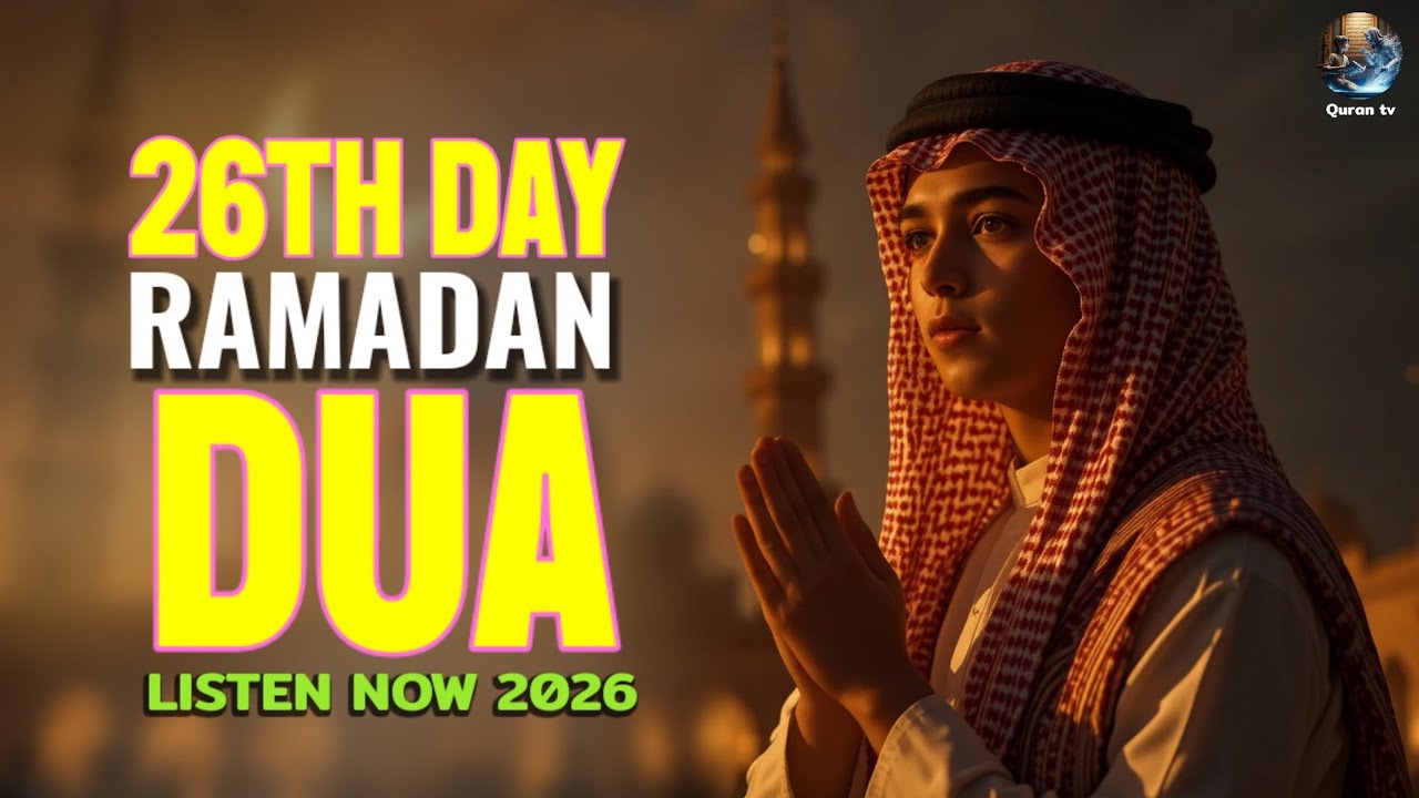 Ramadan Dua 🤲 2026 | 26th DAY | Powerful Protection Dua & Mercy | LISTEN NOW | Sheikh Alaa Aqel