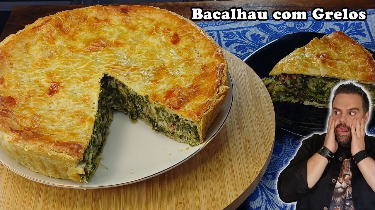 Folhado de Bacalhau com Grelos – Elegante, Cremoso e Cheio de Sabor Português