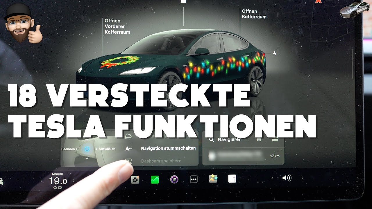 Tesla - 18 versteckte Funktionen / Features