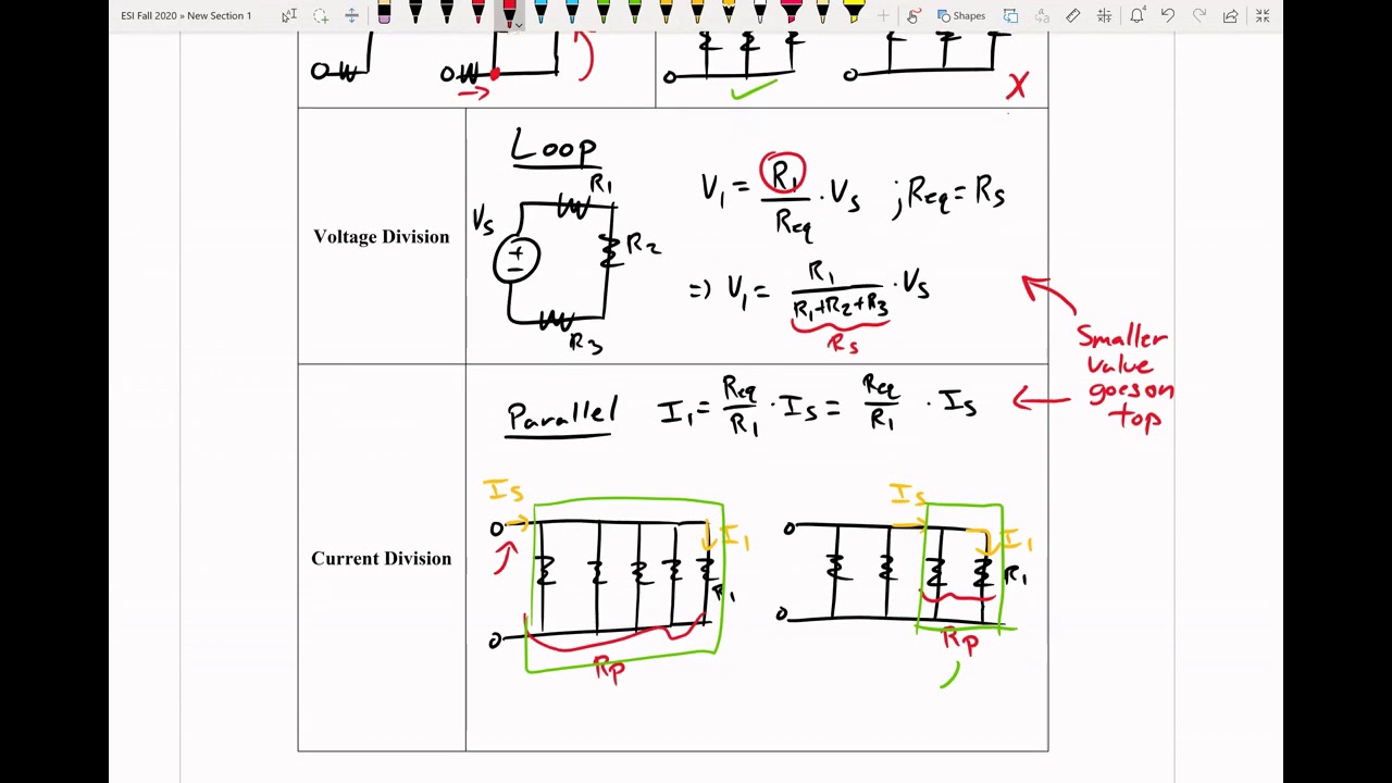 EE 2950 SI Session Exam 1 Review Concepts