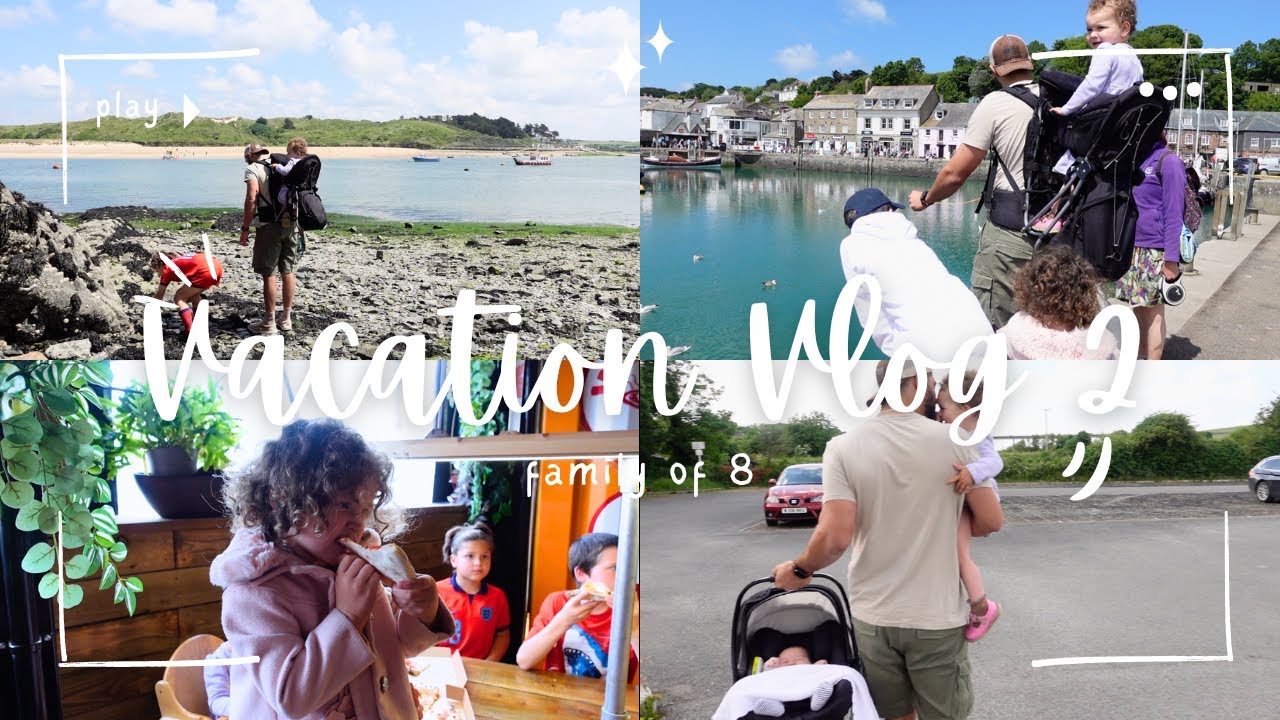 DAY IN THE LIFE| six children, Cornwall, holiday, family of 8