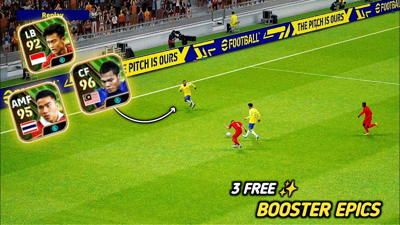 These Free Booster Epics are Surprisingly Good 😍 | Songkrasin, Safee Sali | eFootball 24