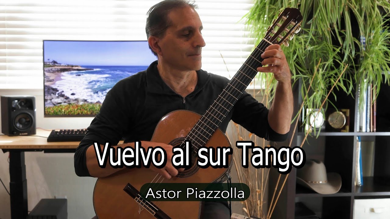 Vuelvo al sur Tango by Piazzolla | Guitar Solo Captivating