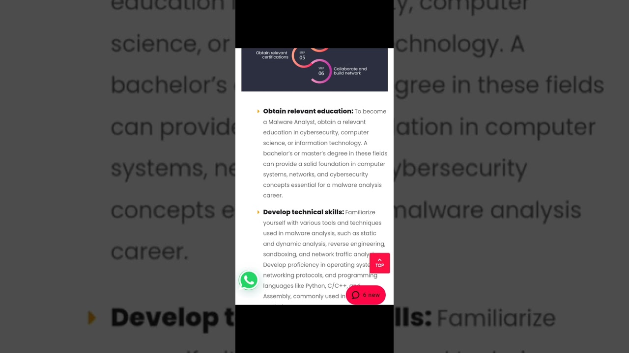 roadmap for malware analyst