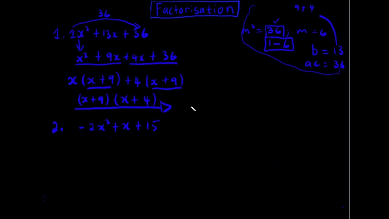 Factorisation