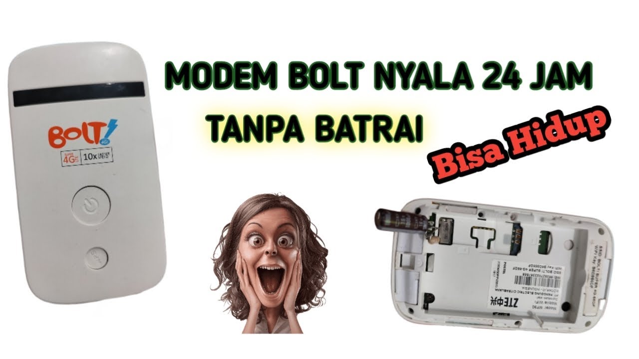 Modem Mifi Bolt MF90 bisa nyala 24 jam tanpa batrai
