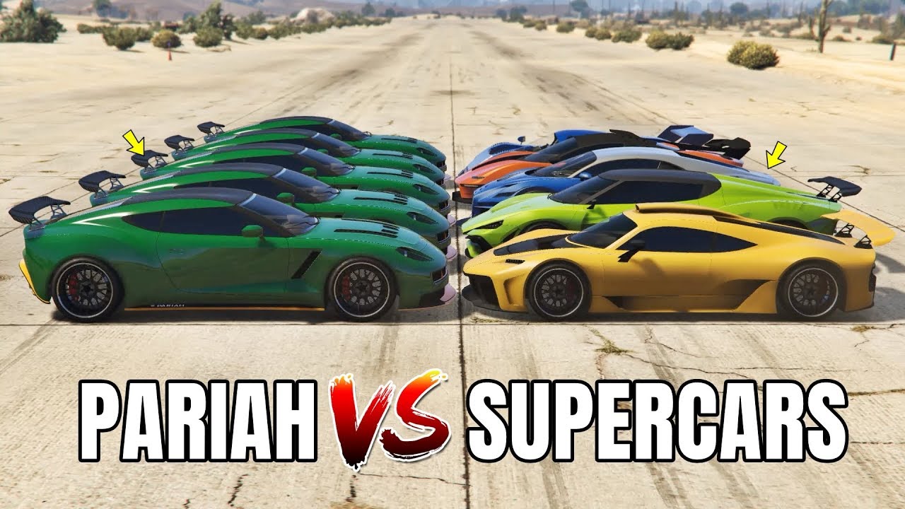 GTA 5 ONLINE - PARIAH VS NEW SUPERCARS (WHICH IS FASTEST?) (CASINO DLC SUPERCARS)