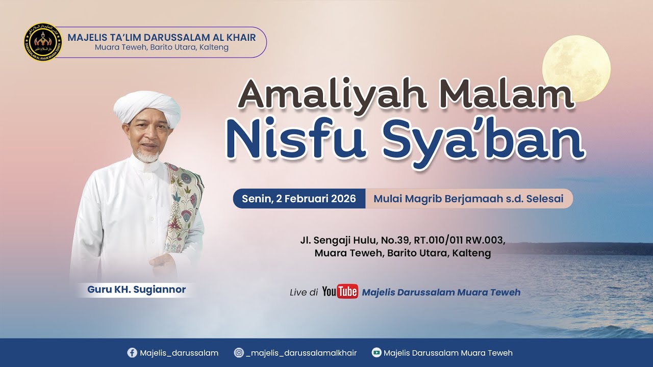 🔴Live Streaming - Amaliyah Malam Nisfu Sya'ban