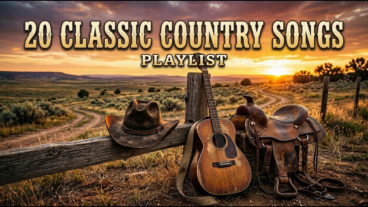 Classic Country Road Songs | 20 Vintage Country Ballads & Honky Tonk Hits | Rusted Saddle Records