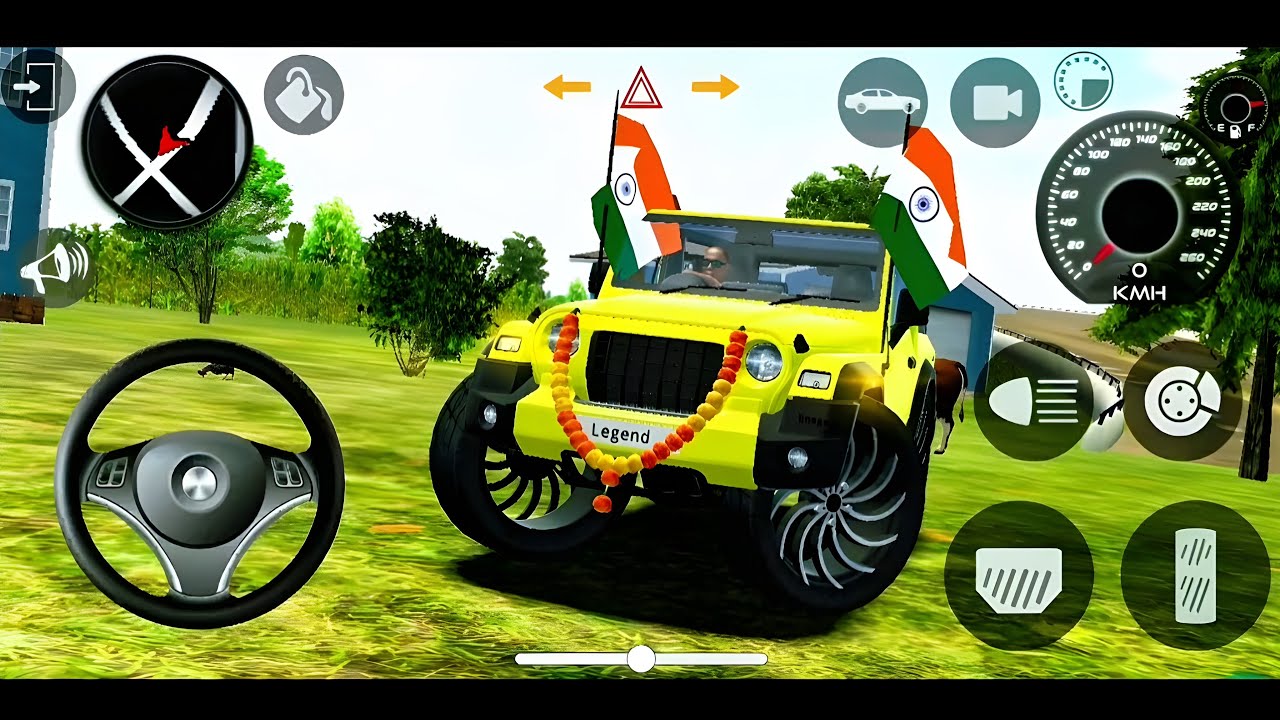 Modified Mahindra Thar😈Games:Indian Thar (Gadi Wala Games) Car Game Android Game - #2025