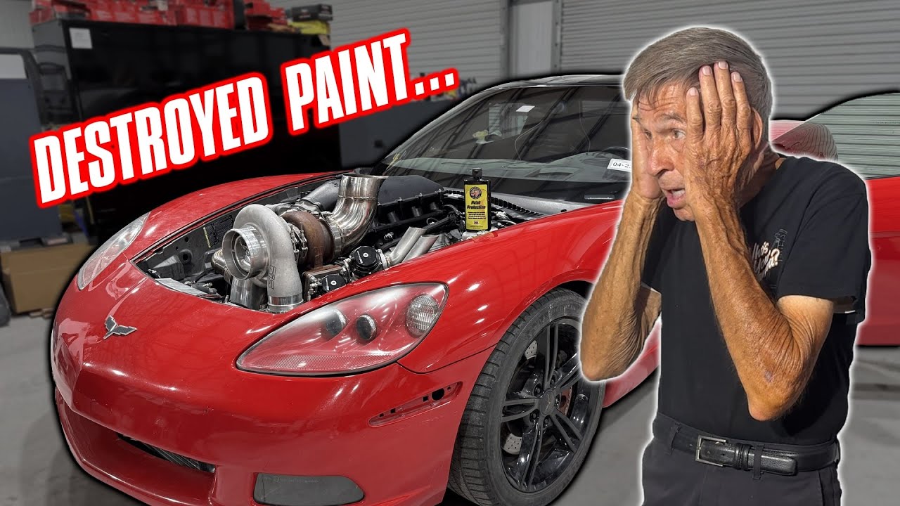 This Corvette's Paint Was DESTROYED... Can It Be Saved?