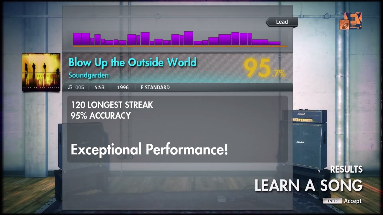 Blow Up The Outside World - Soundgarden (95% Lead) Rocksmith CDLC