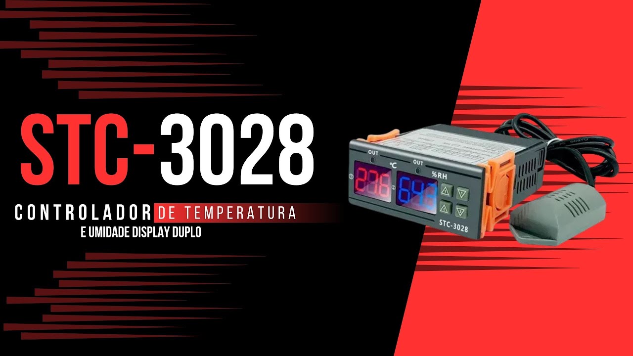 Como configurar o CONTROLADOR DE TEMPERATURA E UMIDADE STC-3028 passo a passo – sem complicação