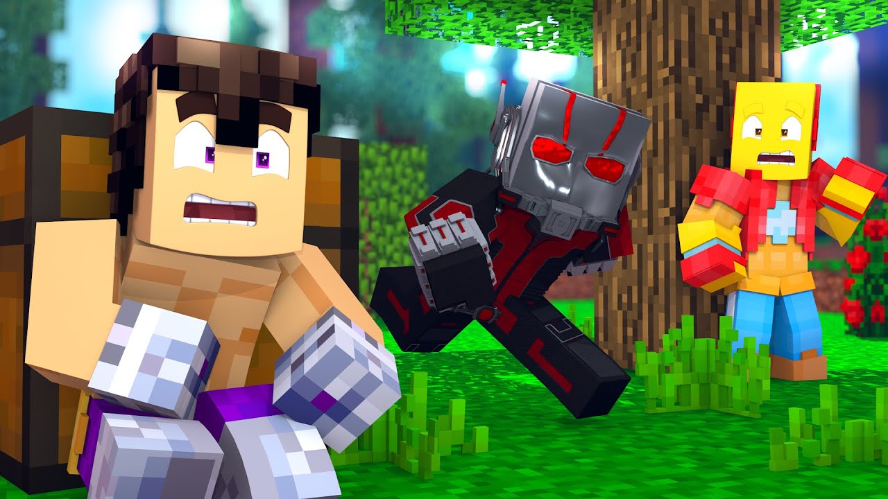 ESCONDITE pero SOMOS ANT-MAN en MINECRAFT con VEGETTA777