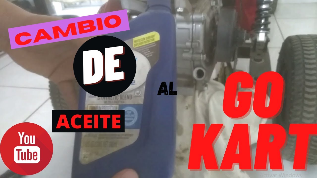 CAMBIO DE ACEITE AL GO KART [ motor 212 cc ]