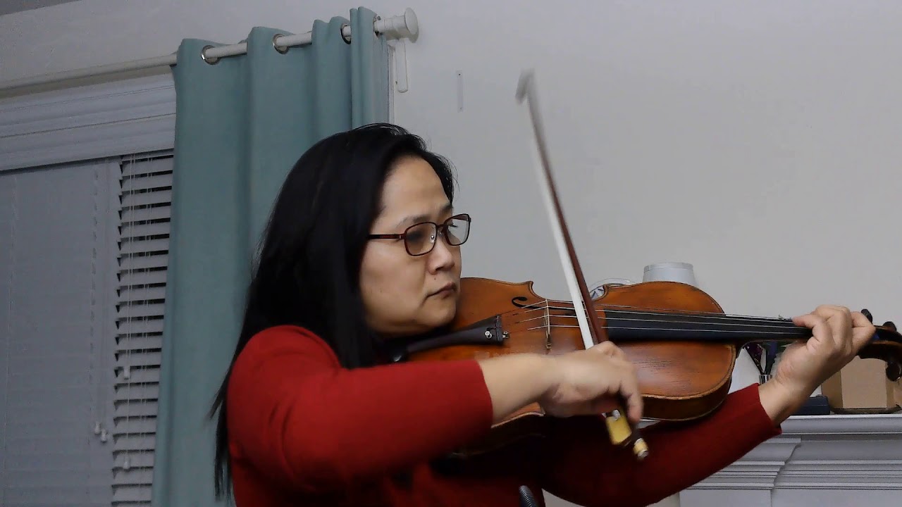 Passacaglia by John Halvorsen, Viola part measure 37-48, slow tempo