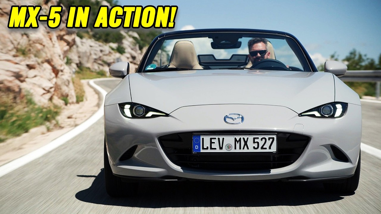 NEW 2027 Mazda MX-5 Aero Grey in Action &ndash; Interior, Driving & Exhaust Sound!