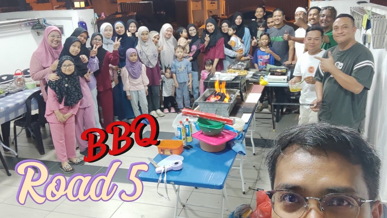 Bbq kejiranan Wau Merak 5 | happy time 