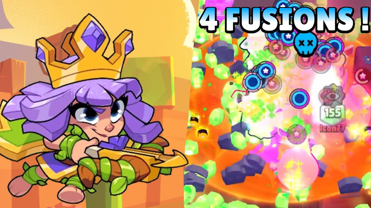 En l&rsquo;honneur du d&eacute;part de la Reine des Arch&egrave;res dans Squad Busters avec 4 FUSIONS
