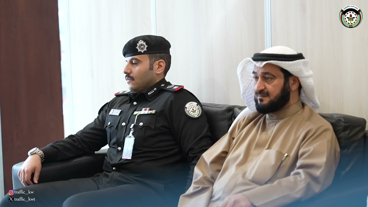 معالي الشيخ عذبي الناصر محافظ الفروانية يقوم بزيارة ميدانية إلى إدارة الفحص الفني بمحافظة الفروانية
