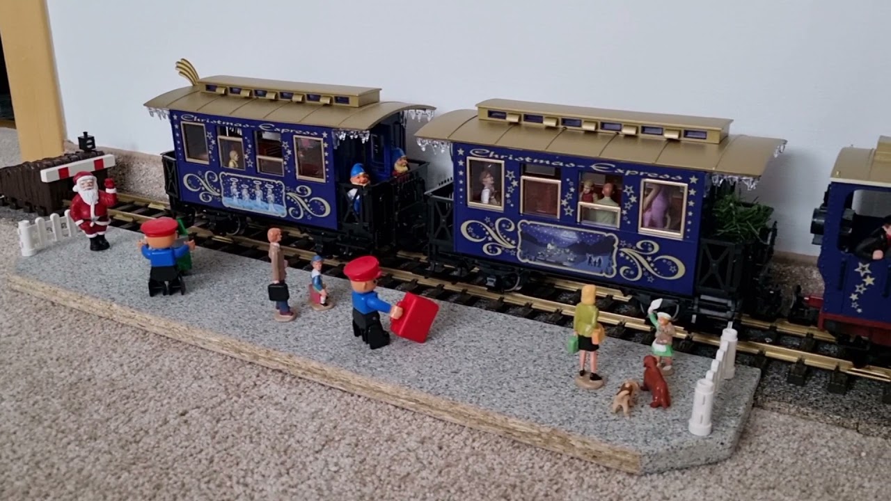 Pendelbetrieb -LGB  Weihnachtseisenbahn