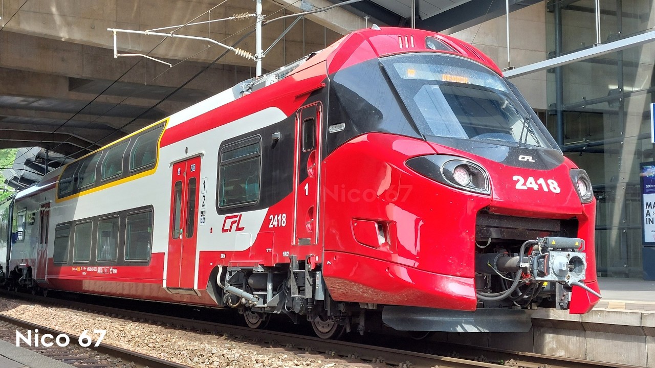Trains CFL & SNCB au Luxembourg (2025)