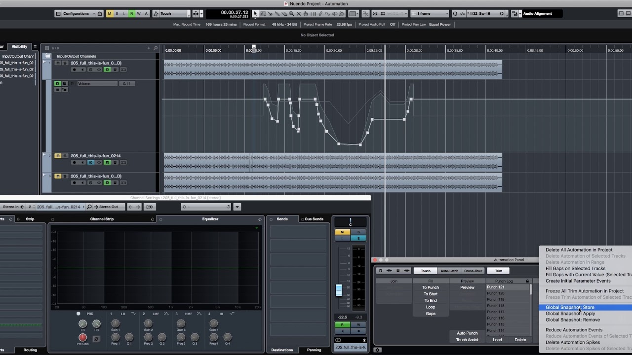 Cubase & Nuendo Automaion Panel Tutorial