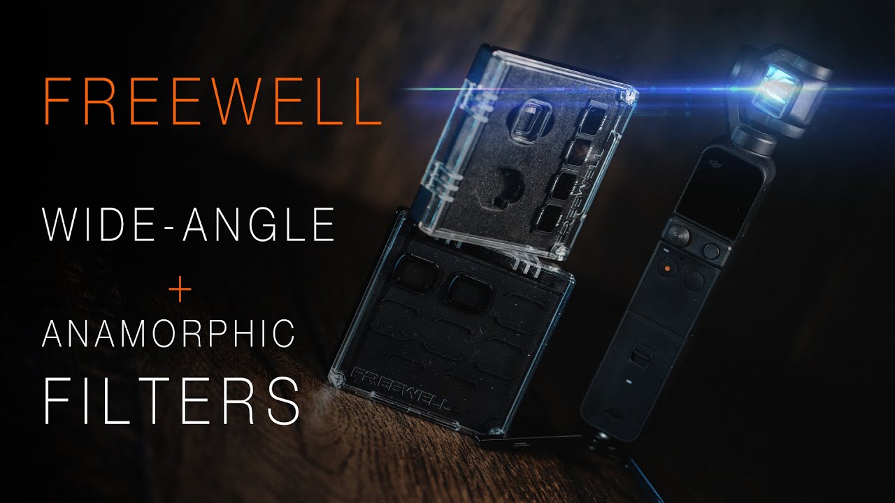 The DJI pocket 2 JUST GOT BETTER! Freewell wide angle + anamorphic with built in ND filter filters!