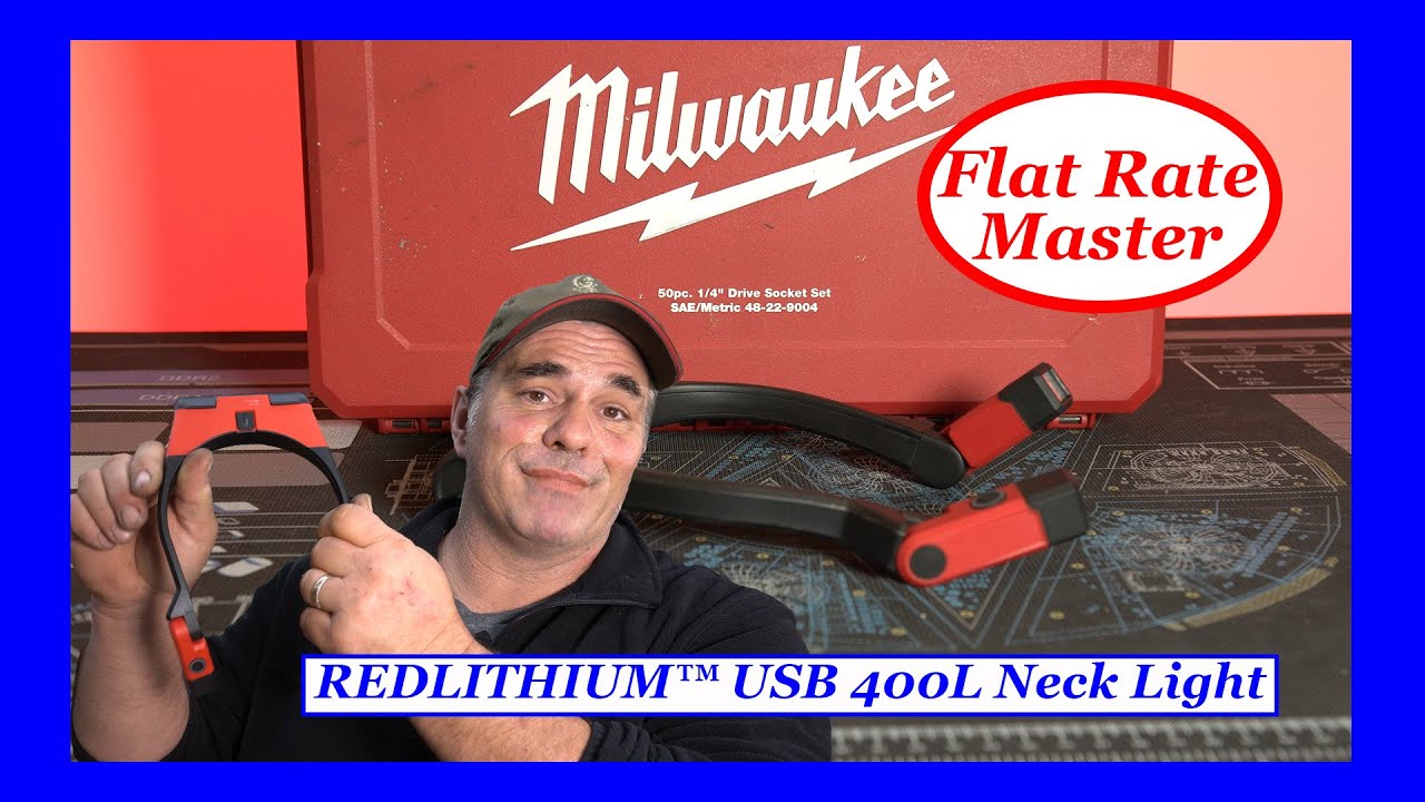 Milwaukee REDLITHIUM™ USB 400L Neck Light