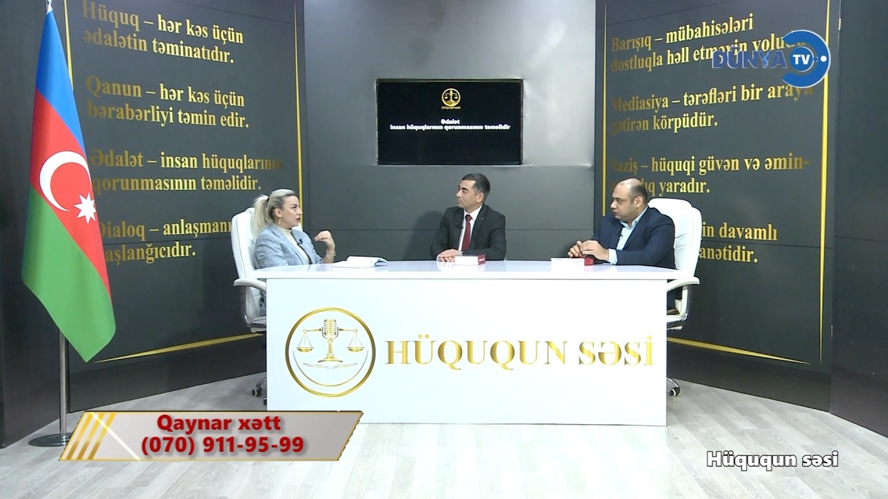 Hüququn Səsi  DTV  07.03.2026  Zaur Quliyevin Təqdimatında