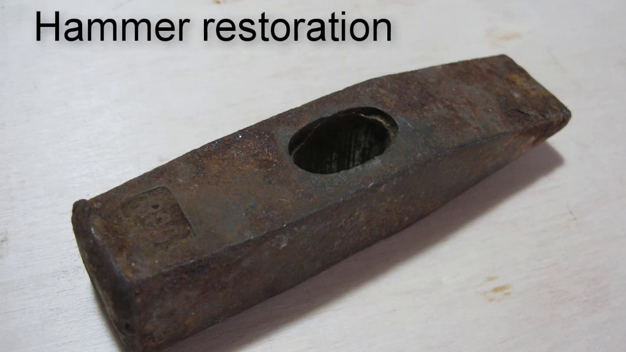 Old Rusty HAMMER Restoration-Reparacija starog bravarskog čekića