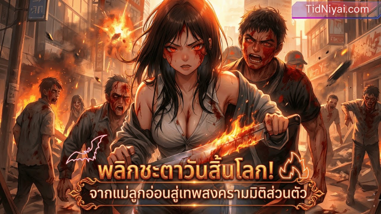 🎧พลิกชะตาวันสิ้นโลก! จากแม่ลูกอ่อนสู่เทพสงครามมีมิติส่วนตัว