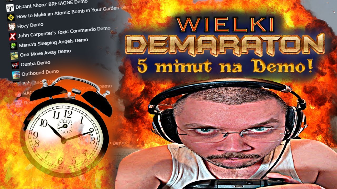 DZIWNE GIERKI - 5 minut na demo / p&oacute;źniej coop z Rochem!