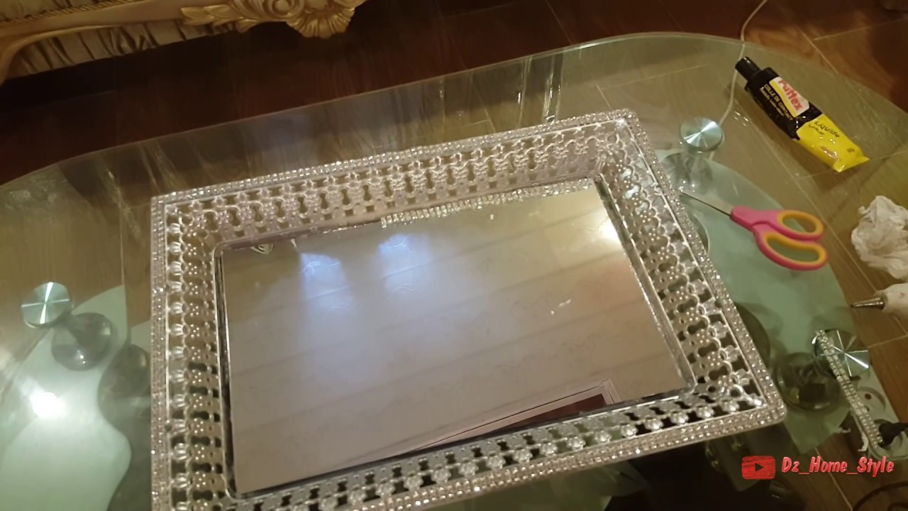 اصنعي بنفسك صنية راقية بديكور بسيط و باشياء رخيسة👌👌 diy
