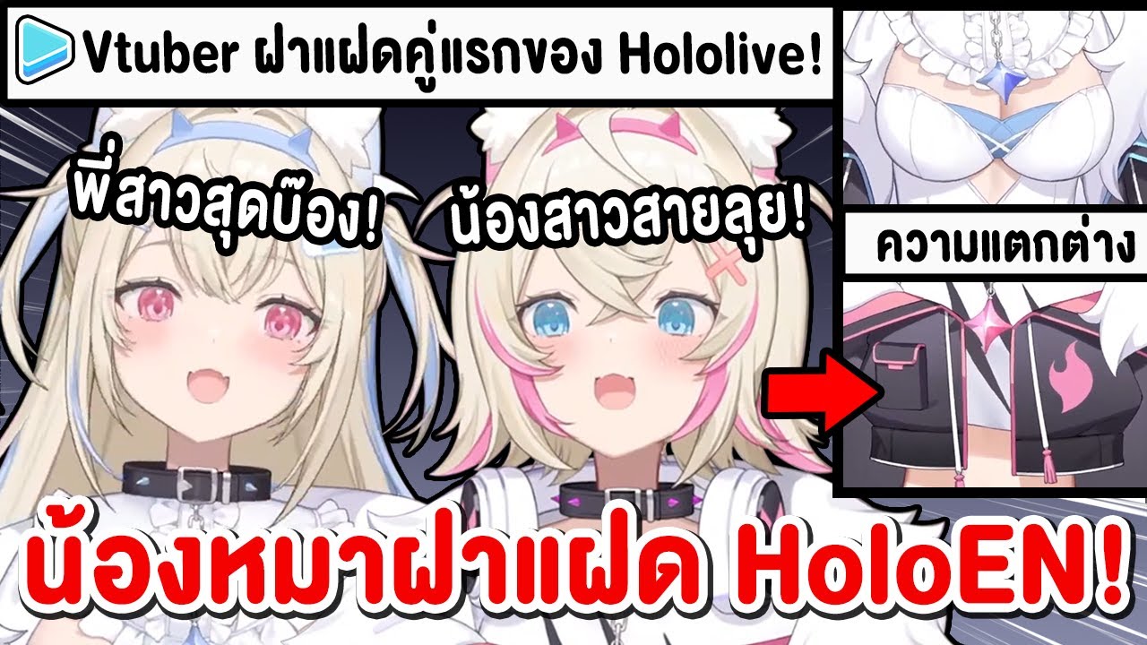 รวมความน่ารักของ Fuwawa & Mococo น้องหมาฝาแฝด Vtuber คู่แรกของ Hololive !【 Vtuber Hololive ซับไทย 】