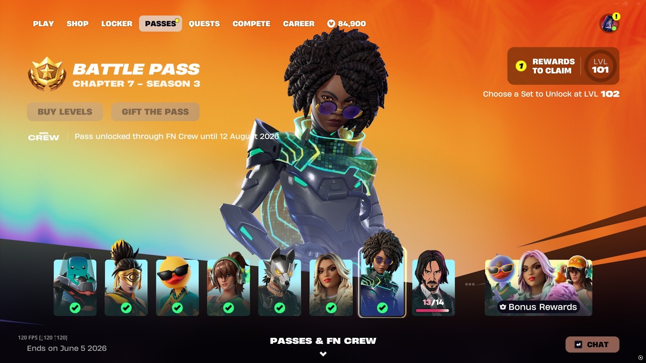 Fortnite: Chapter 7 Season 3 | Runners Battle Pass (Full Showcase)