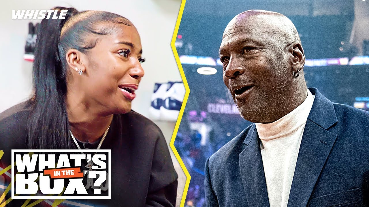 WNBA Star's WILD Michael Jordan Story! 🐐 | 'What's In The Box' ft. Te'a Cooper