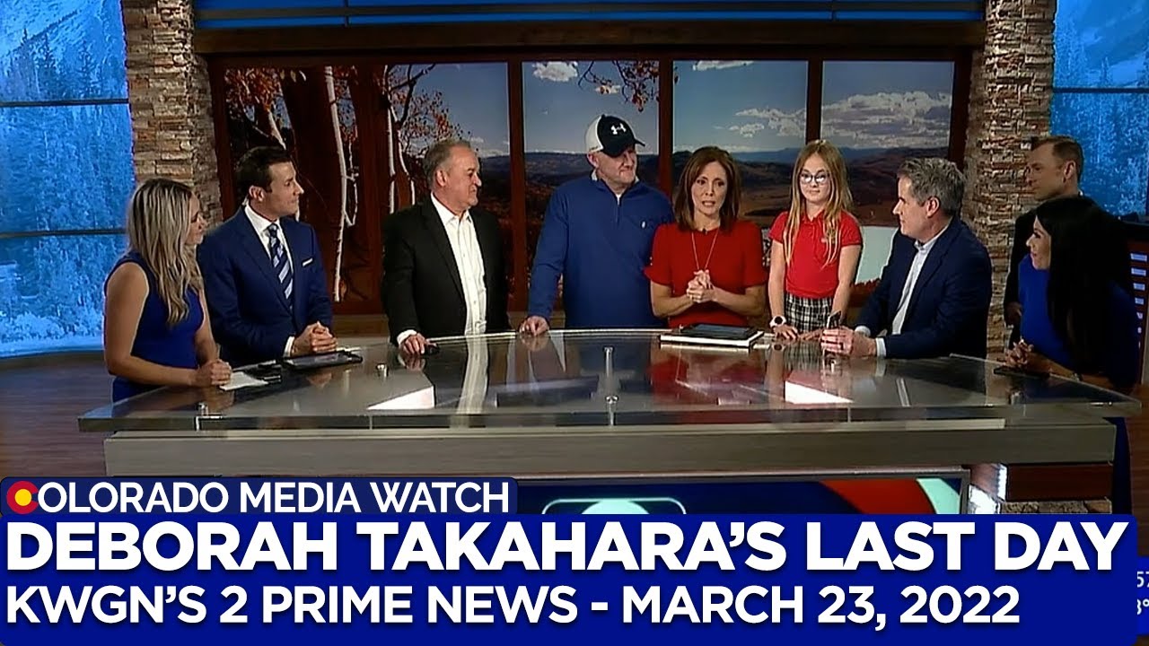 KWGN - Deborah Takahara's Last Day at KDVR/KWGN (March 23, 2022)
