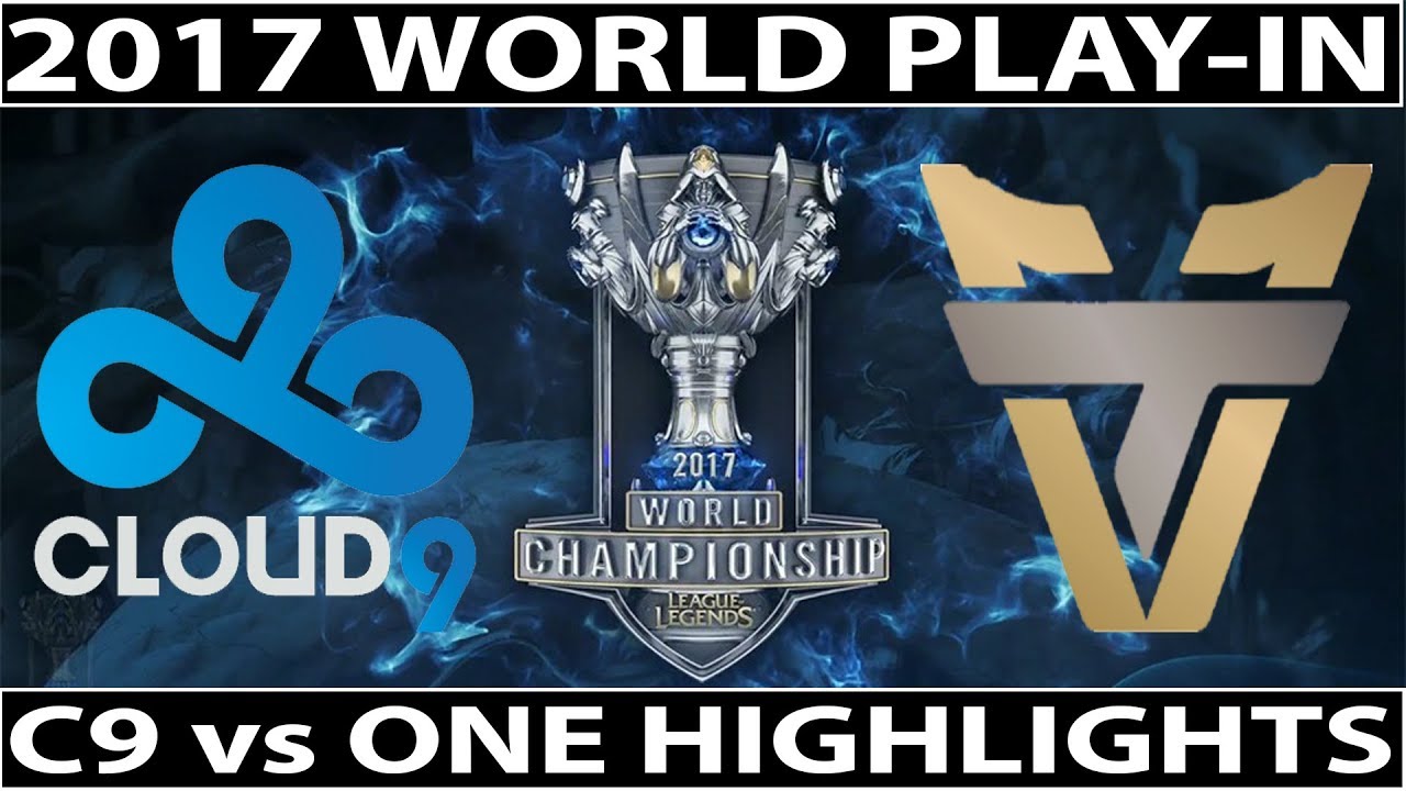 C9 vs ONE Highlights Worlds 2017 Play In | Cloud9 vs Team One Esports