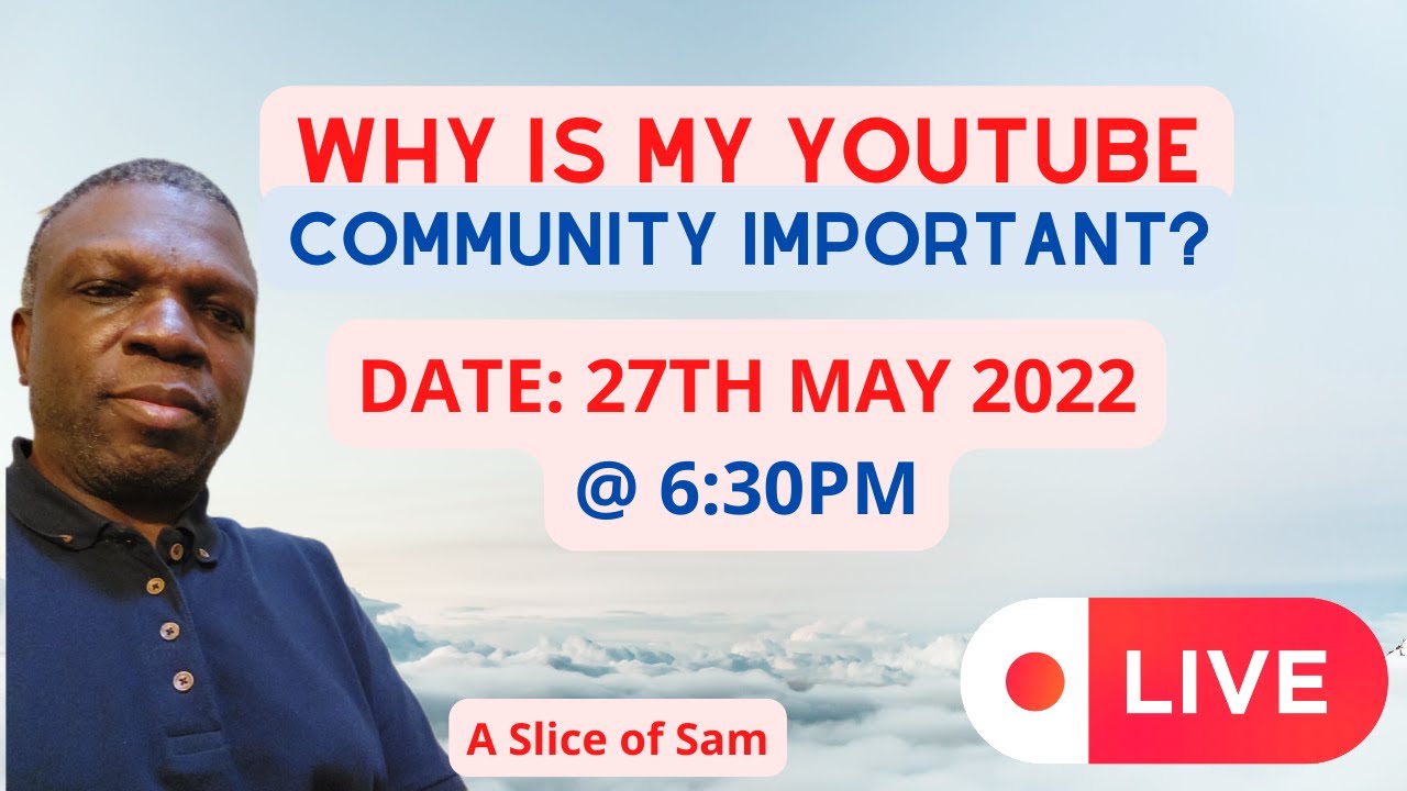 BENEFITS OF THE YOUTUBE COMMUNITY TAB / Live 018