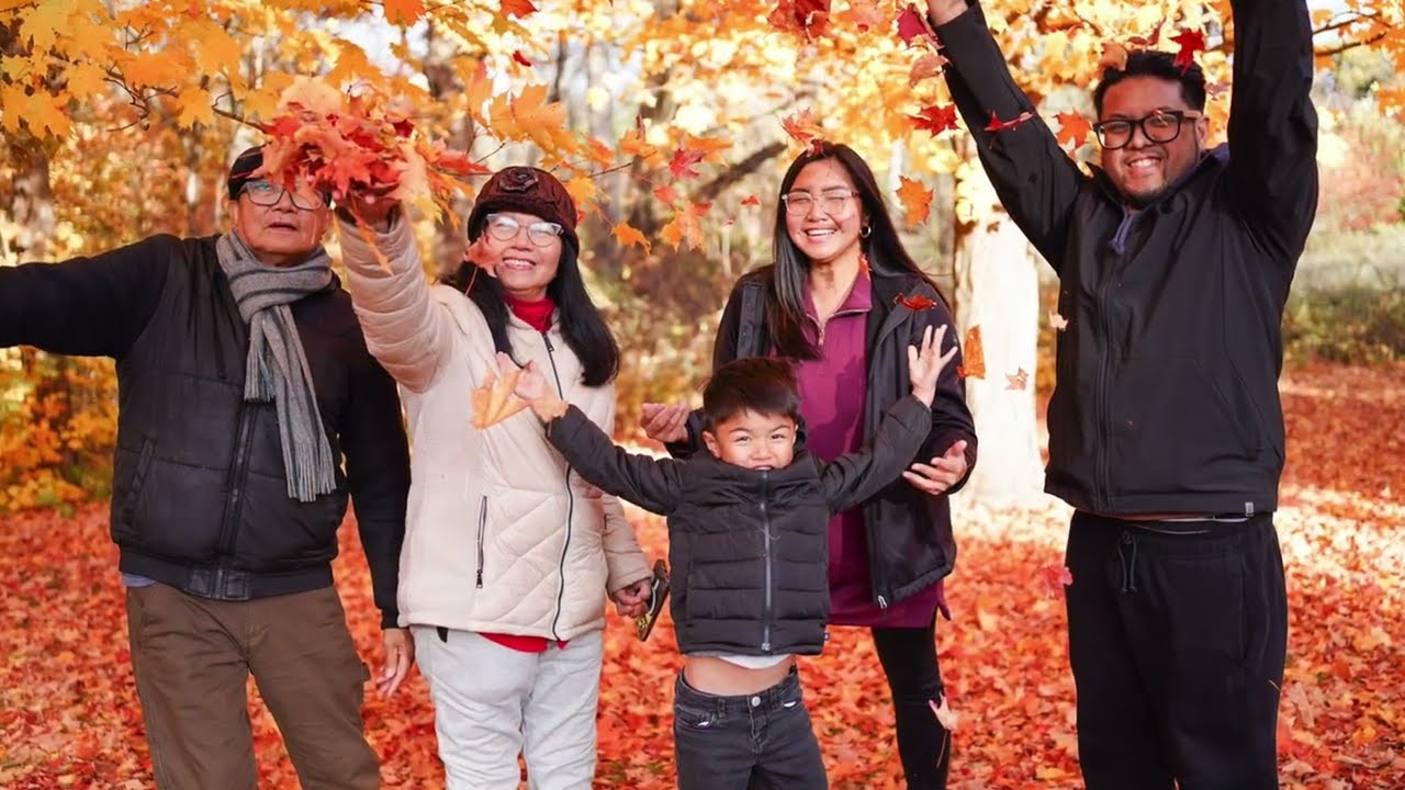 Family in the Fall Forest!! Our Happiest Photoshoot Yet 🍂