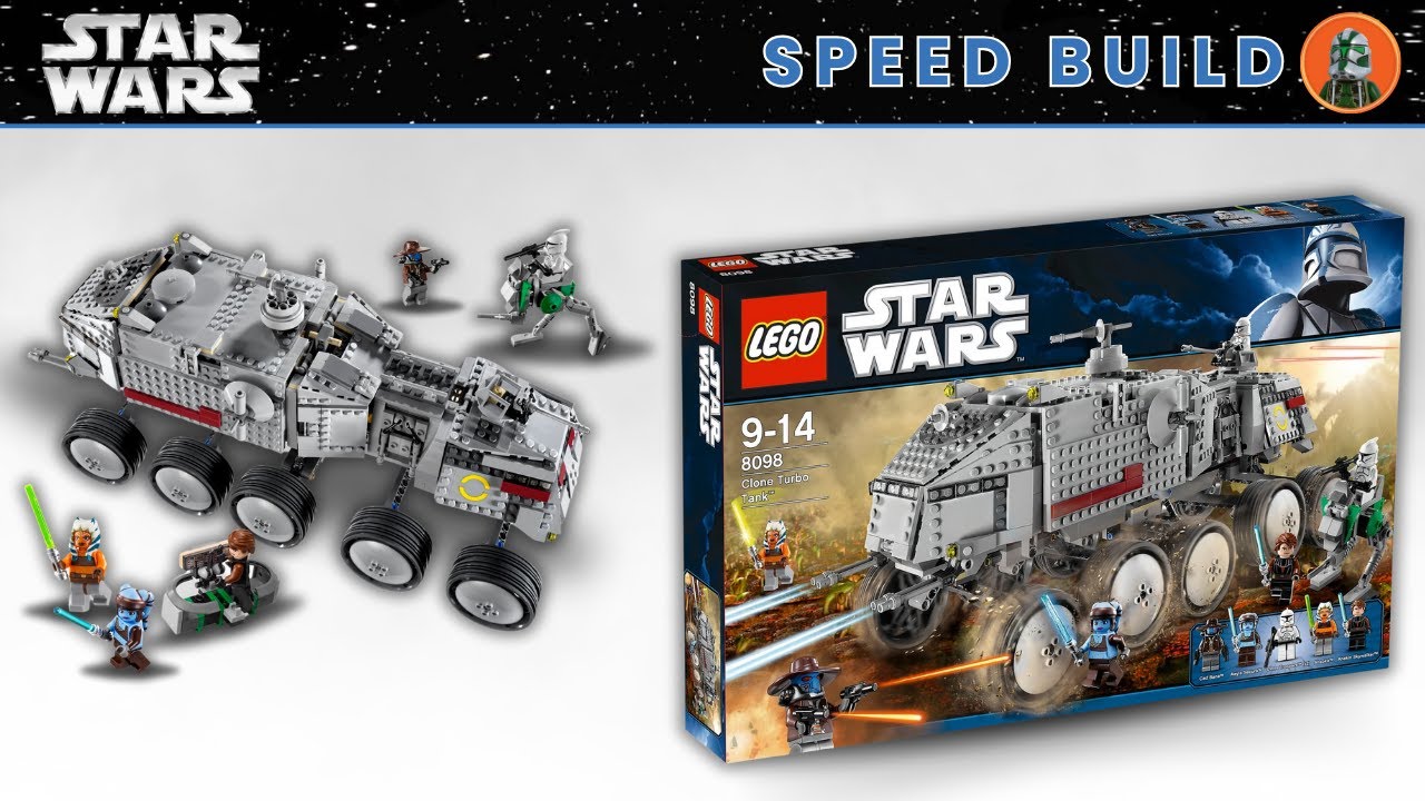 ⚡️ Full Speed Build｜LEGO Star Wars 8098 Clone Turbo Tank