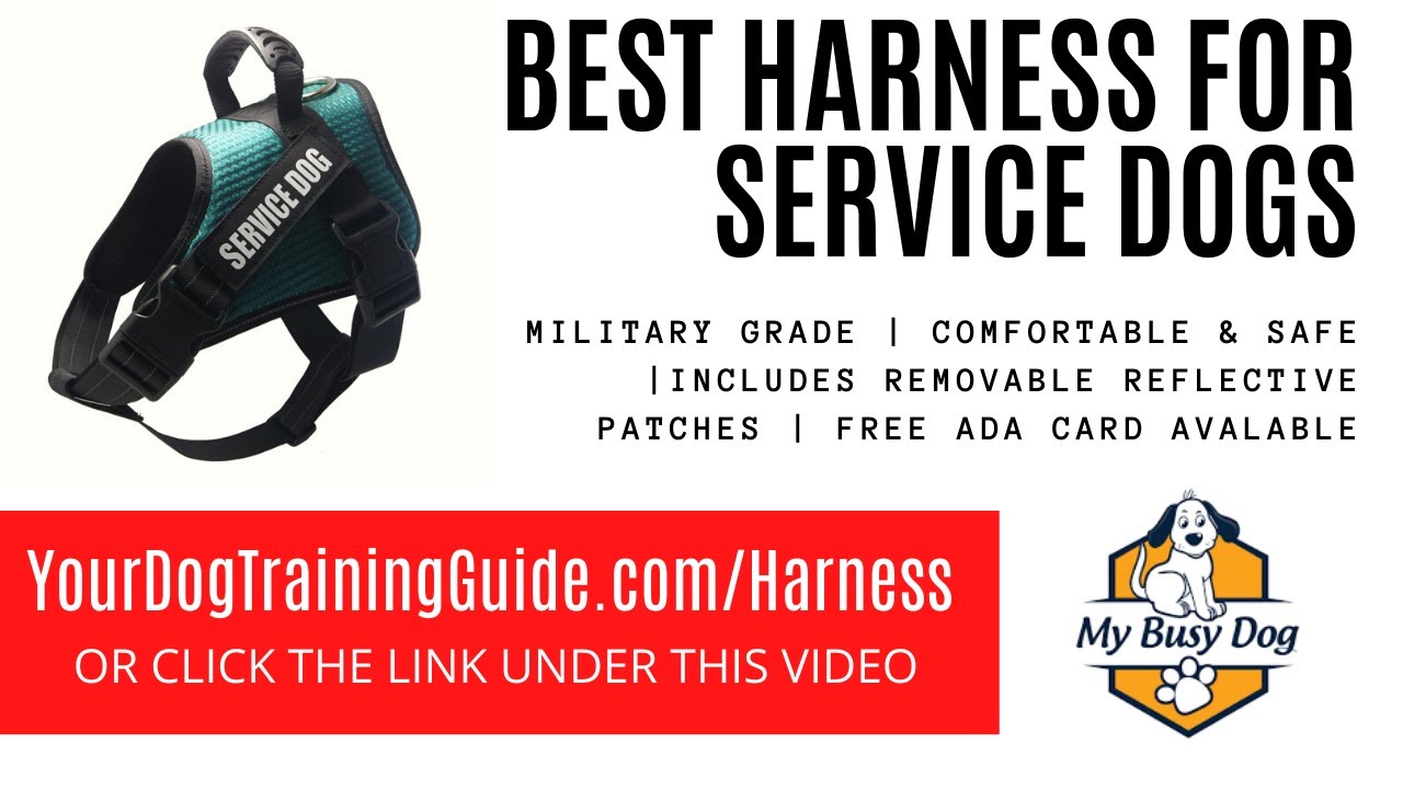 Service Dog Harness For Stability - Premium Quality Military Grade Service Dog Vest