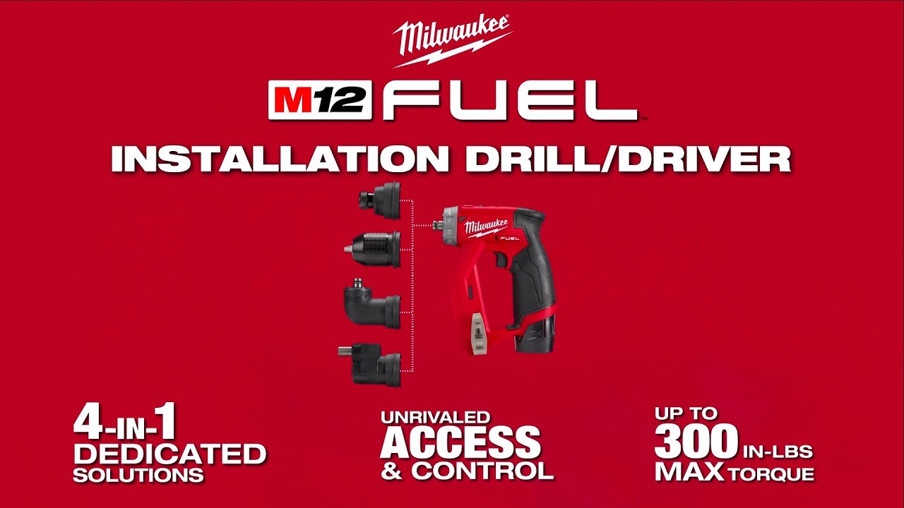 M12 FUEL&trade; Installation Drill/Driver Kit - M12FDDXKIT202B