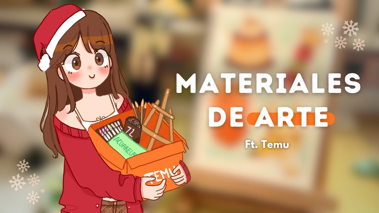 &iexcl;Materiales de arte de TEMU! ✨🎨