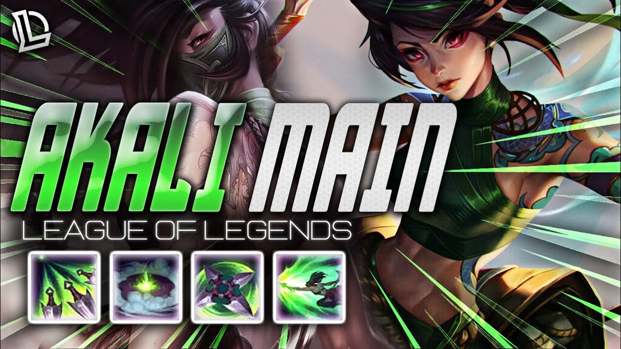 AKALI MONTAGE - AKALI MAIN | Ez LoL Plays #1124